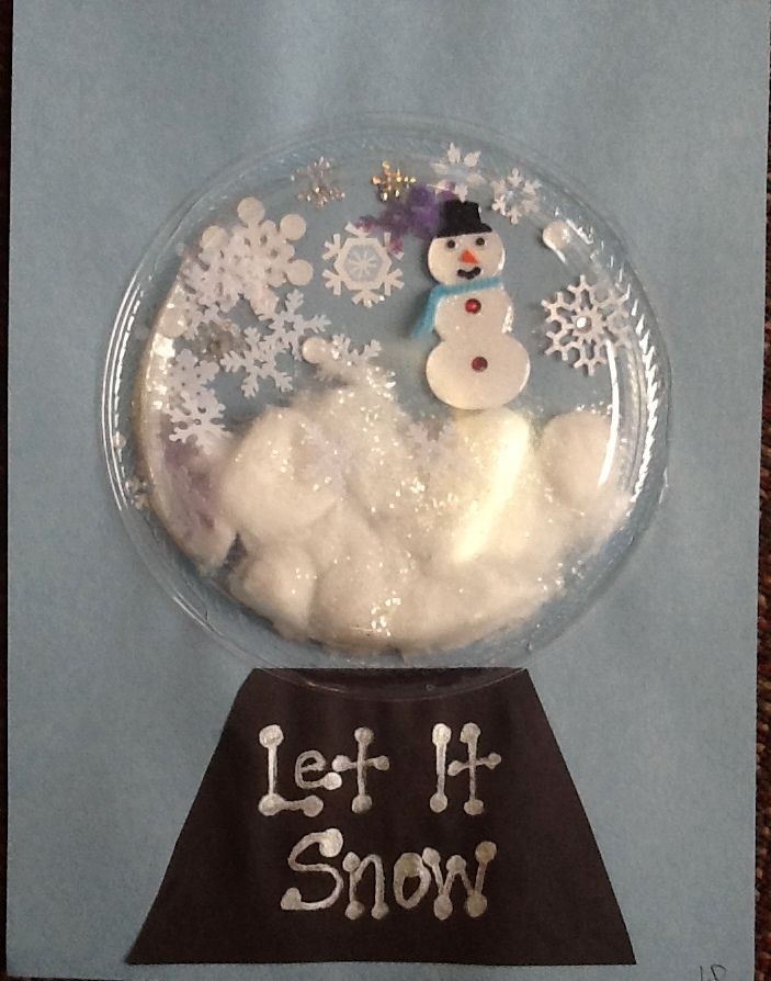 Snow Globe Craft Project - Adventure Learning Center