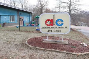Adventure Learning Center sign in Ballwin, MO